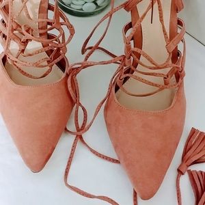 *** Bundle 3 items $10 or less get 3rd one free***Justfab Dress Sandals